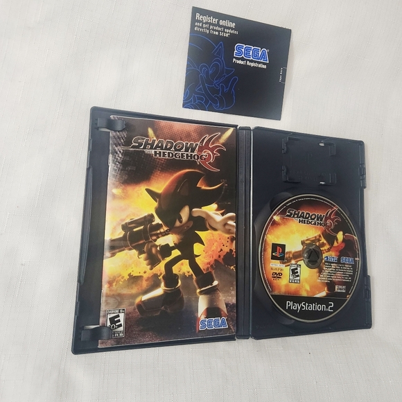‼️SOLD‼️ Sony PlayStation 2 Shadow the Hedgehog PS2 CIB Tested With Registration - Picture 2 of 12